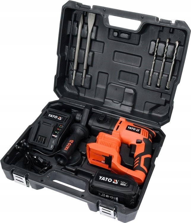 MŁOTOWIERTARKA UDAROWA AKUMULATOROWA MŁOT SDS PLUS Marka Yato