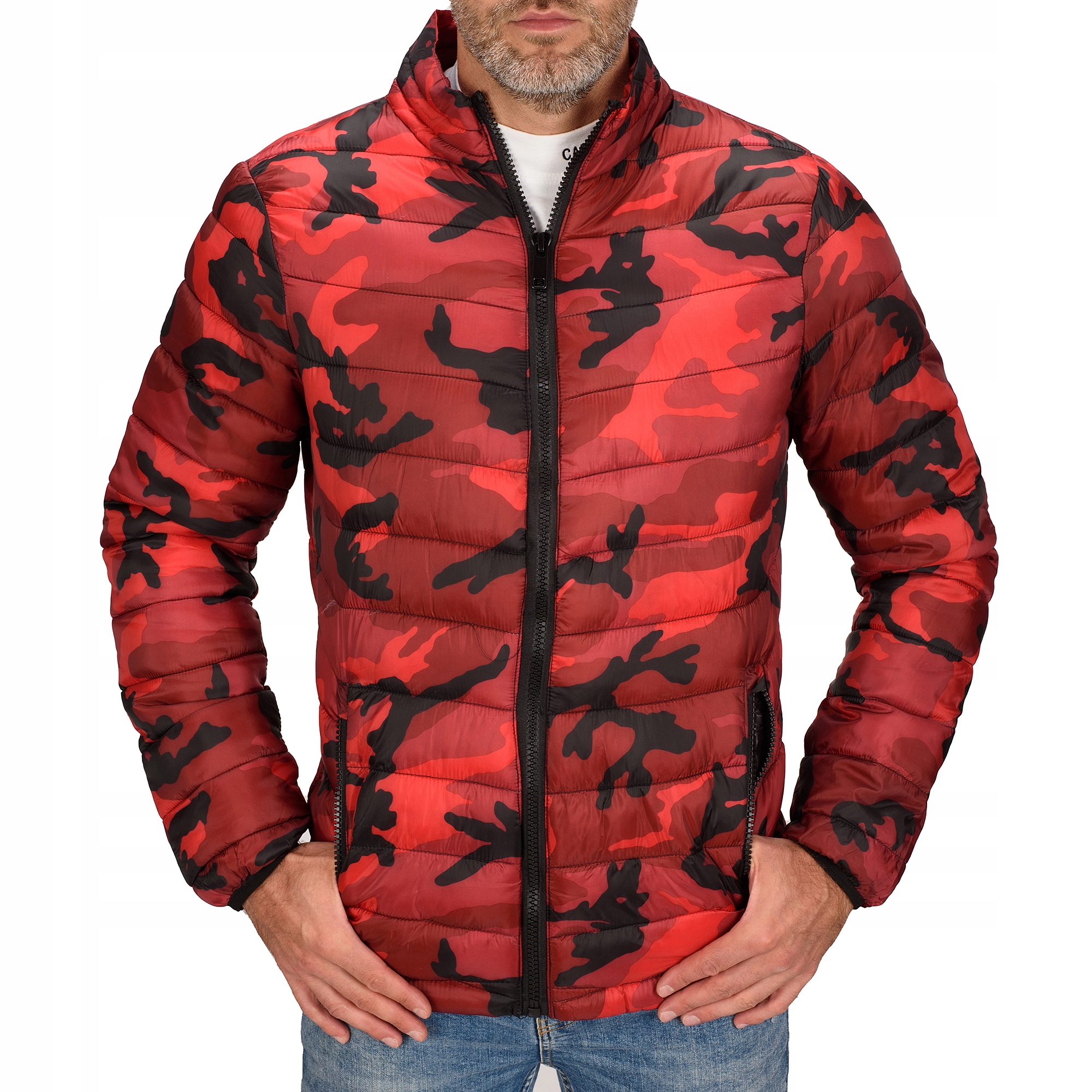 

KR80 roz. M Męska Kurtka Przejściowa Pikowana