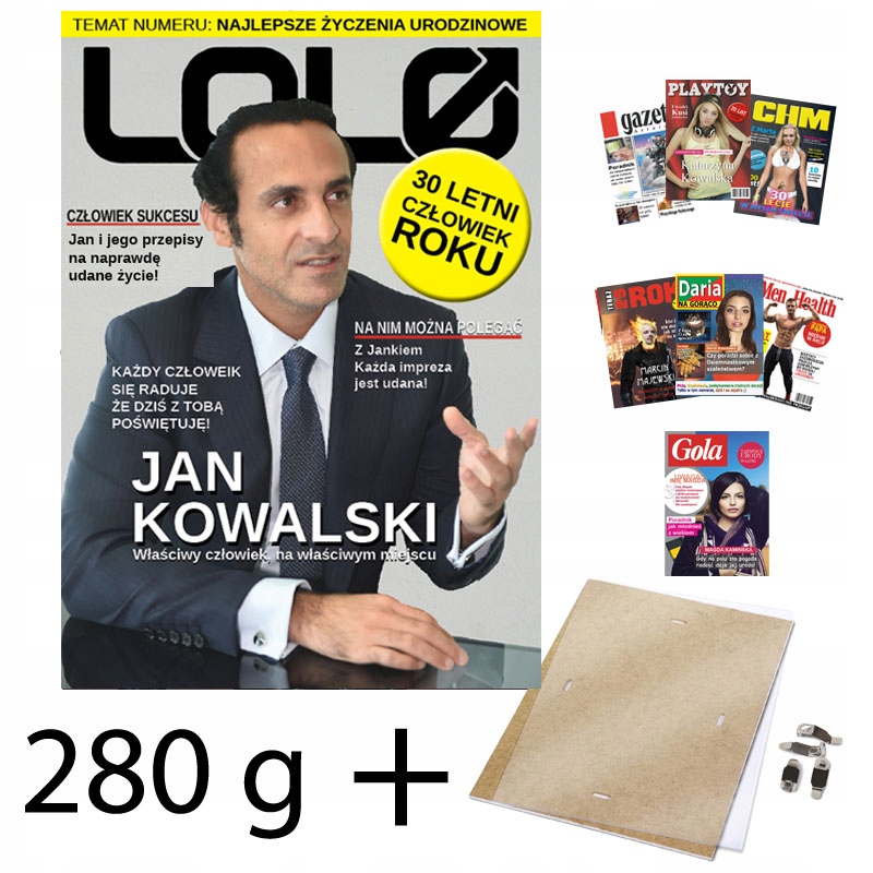 

Okładka Na Urodziny Na 18 20 30 40 Rama A3