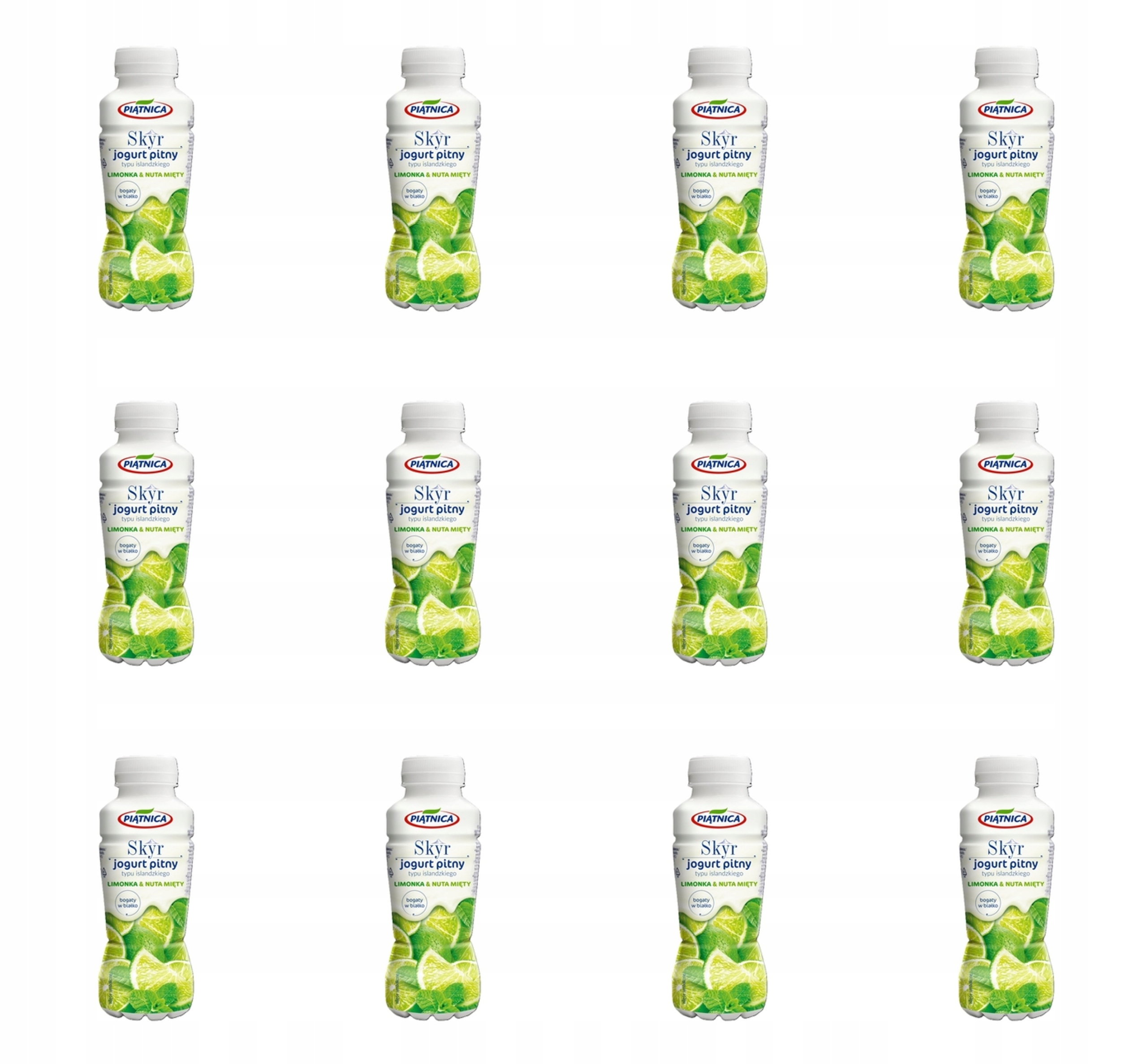 Pitný jogurt Skyr limetka s nádechem máty Piątnica 330 ml X12