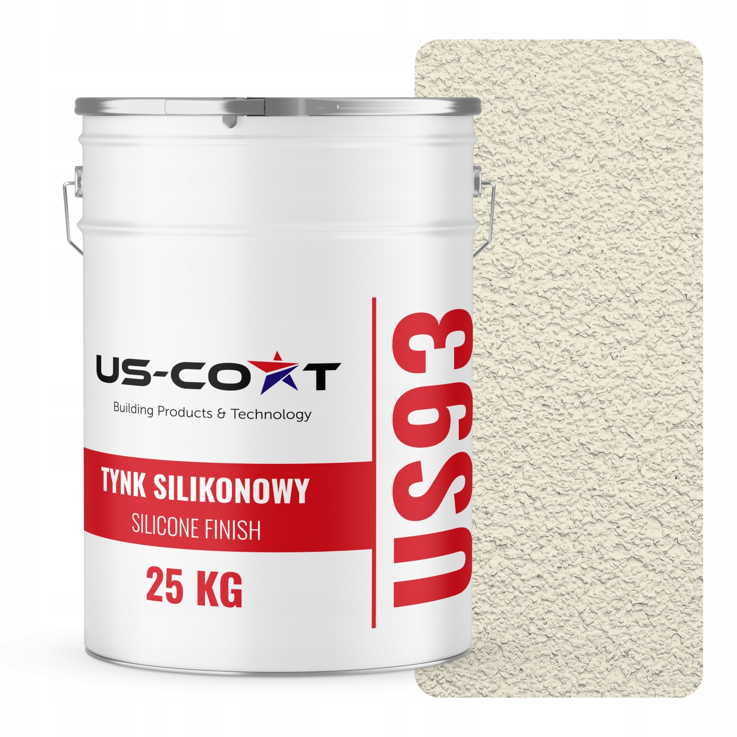 Silikónová Omietka Farba Biela Zlomená V Béžovej F771 25KG Baranek Granulácia 1.0 mm