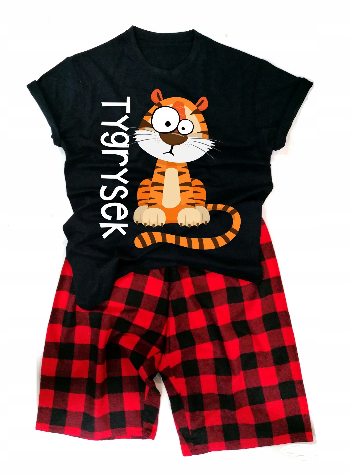 Pánské pyžamo pro chlapce dárek ke Dni chlapců Tygr S