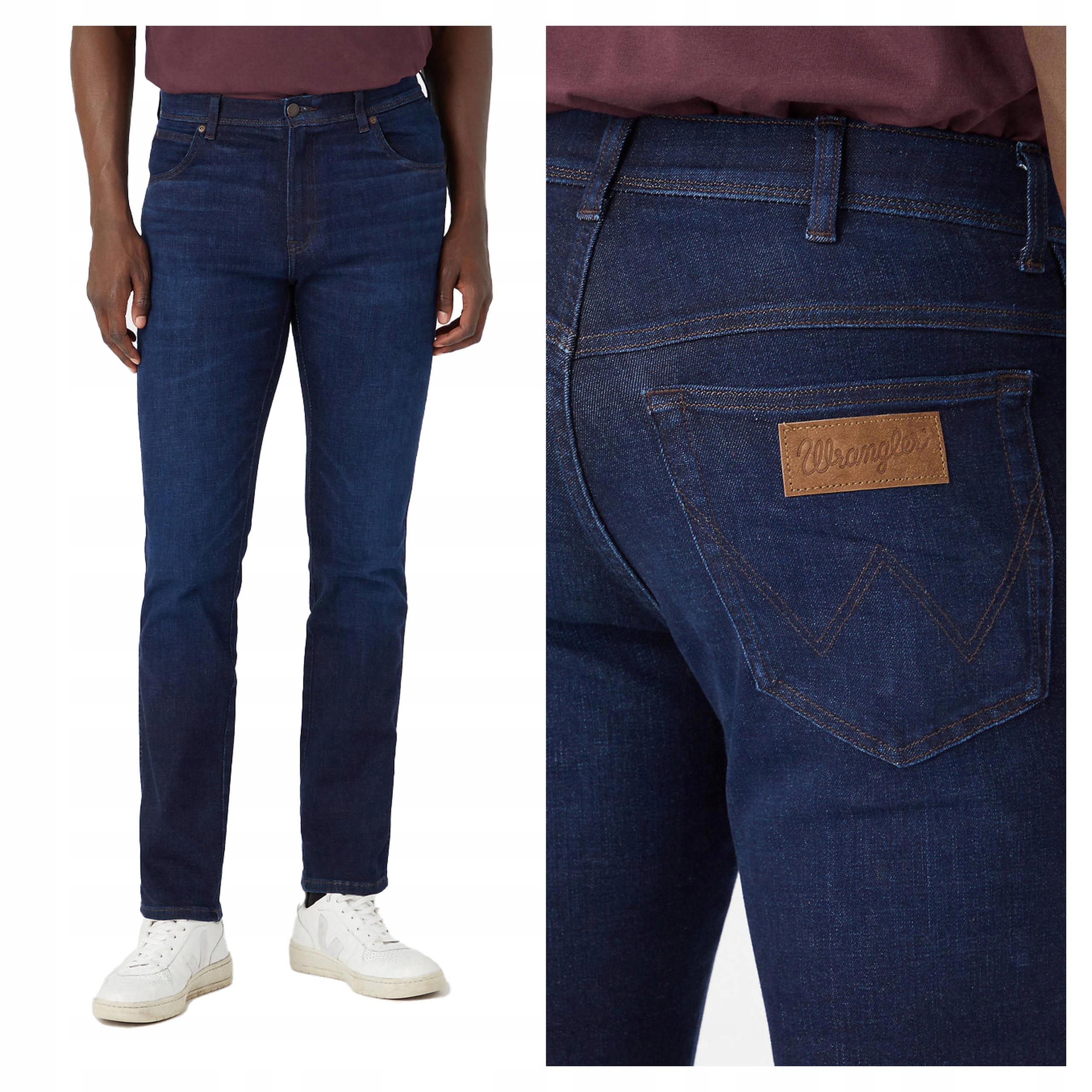 Pánské přiléhavé džínové kalhoty Wrangler Texas Slim 38/32