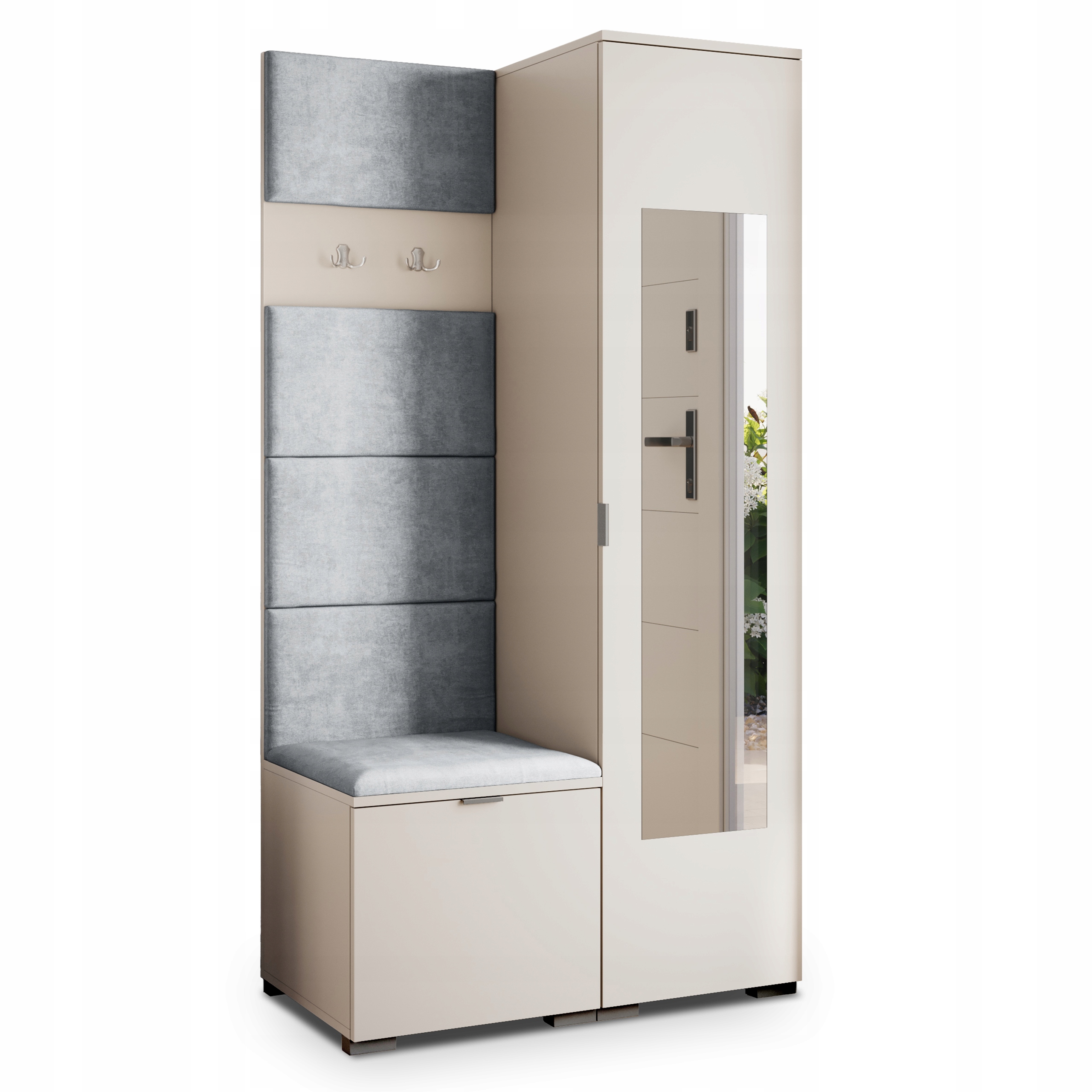 Šatní skříň Vira 95/181/51 cm Skříň do předsíně Moderní Kašmír