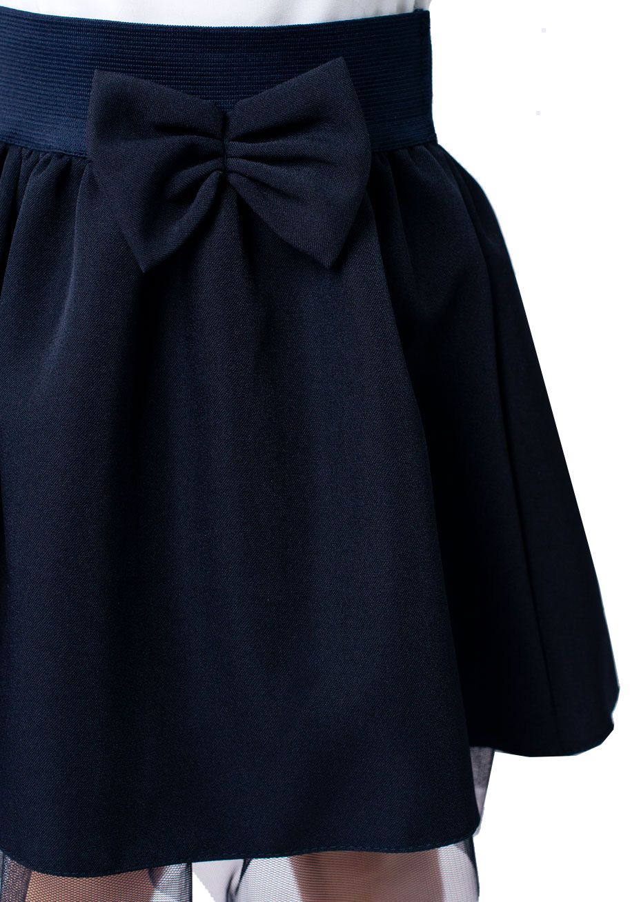 

Granatowa Spódnica Z Wystającym Tiulem 104