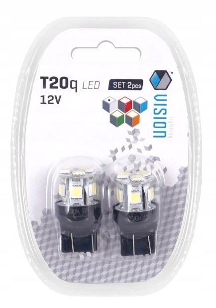Żarówki T20q W21/5W 12V Biała 2SZT. 58933