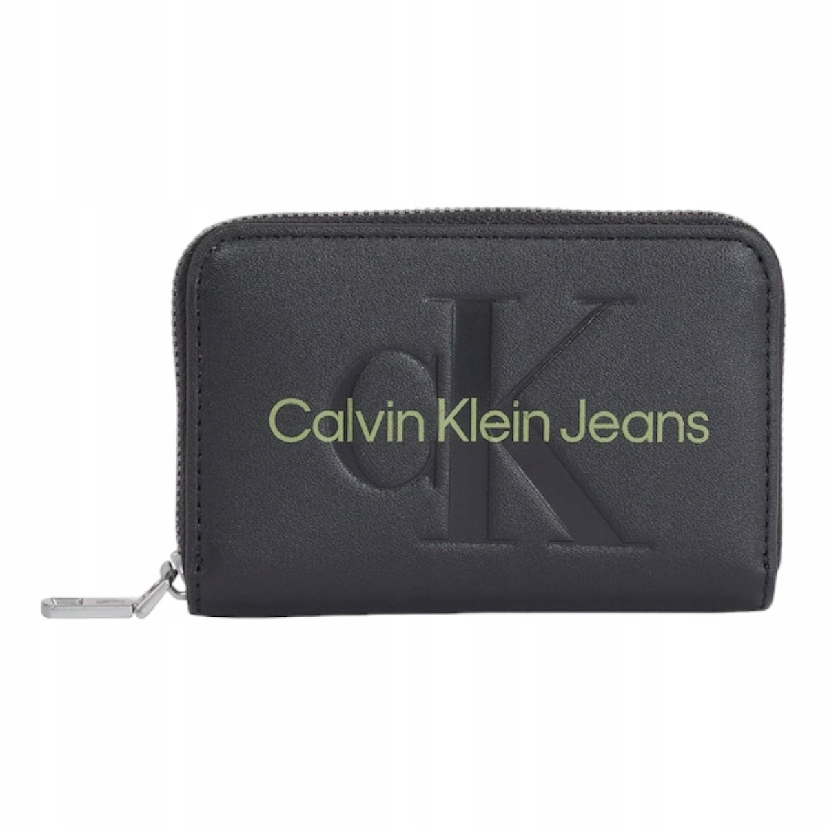 Calvin Klein Dámská Peněženka Sculpted Med Zip Around Mono Černá