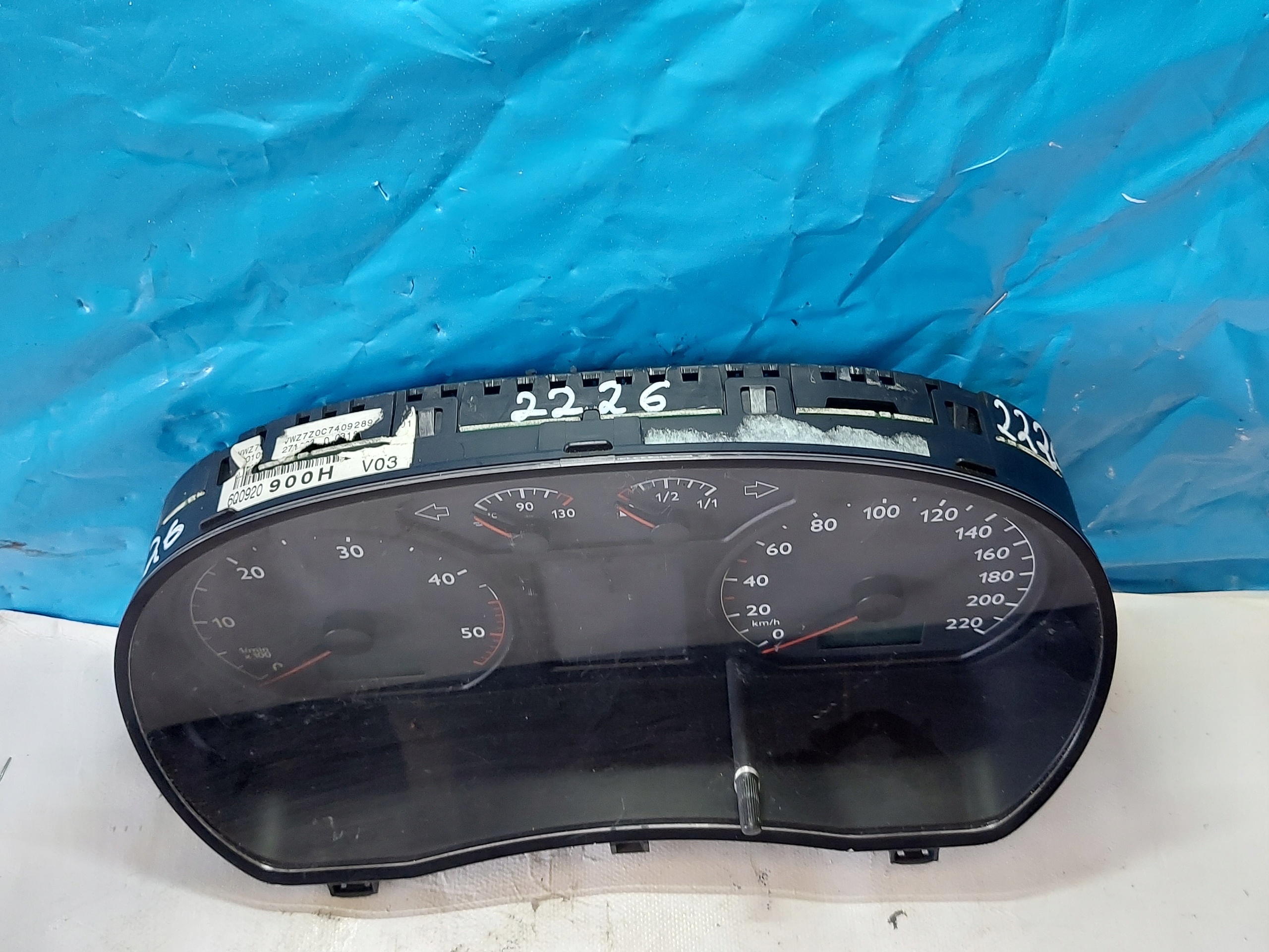dials clock VW POLO 9N 1.4 TDI 6Q0920900H