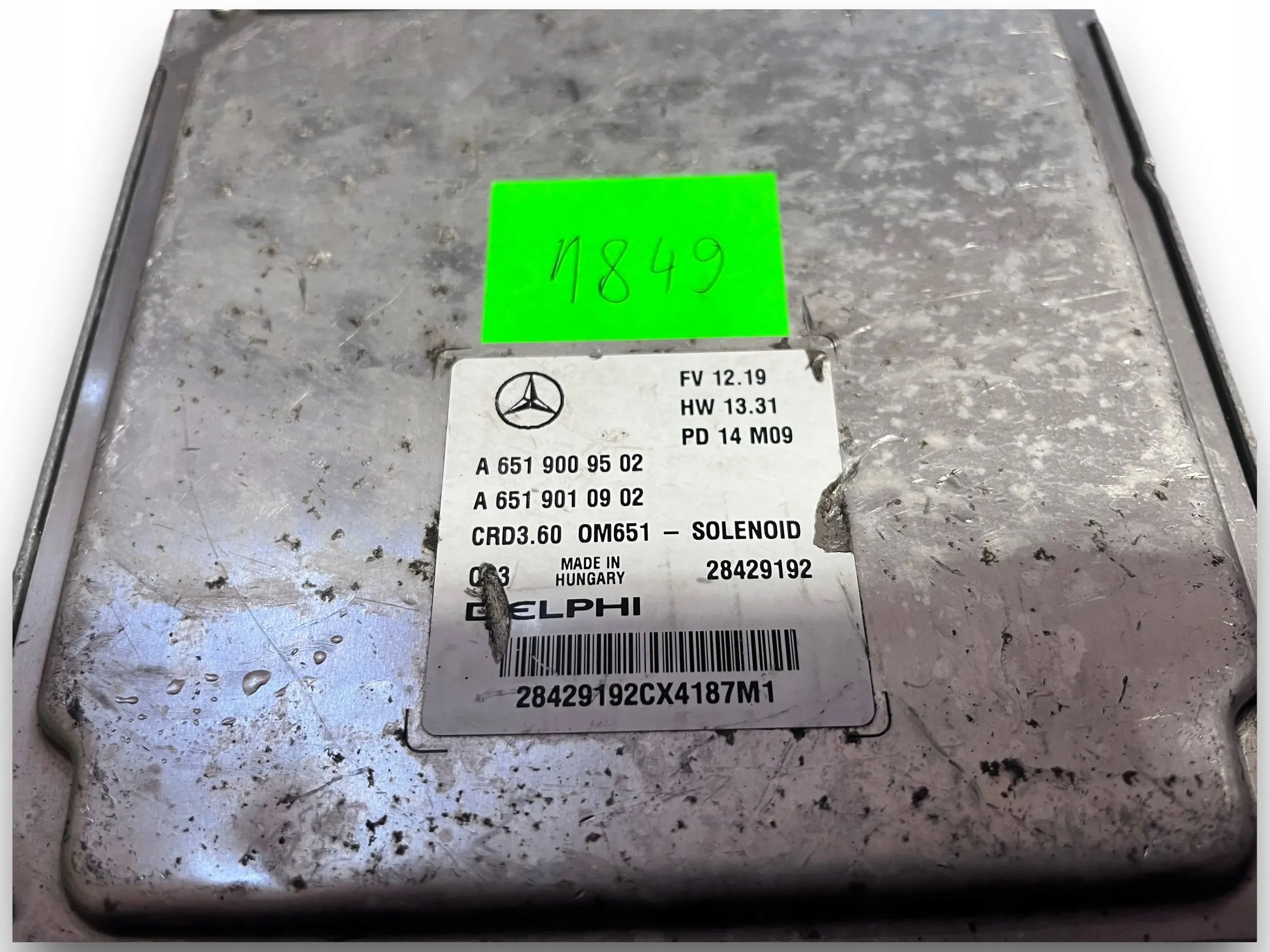 MERCEDES OM651 control unit of the engine 6519009502 @M