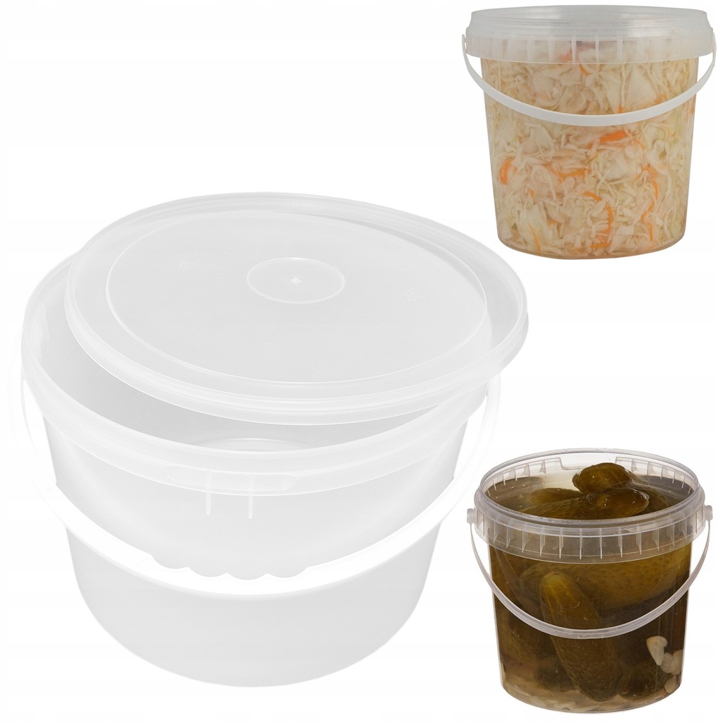 5 L Nádoba S Víkem Na Okurky, Zelí, Houby