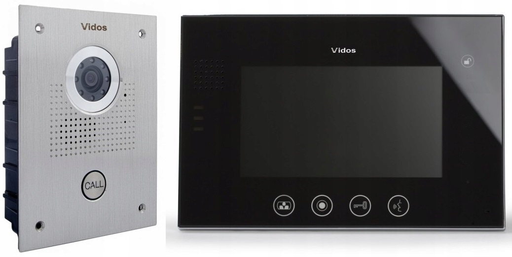 WIDEODOMOFON PODTYNK VIDOS M670S S551 komplet