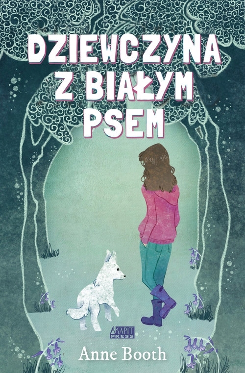 

Dziewczyna z białym psem