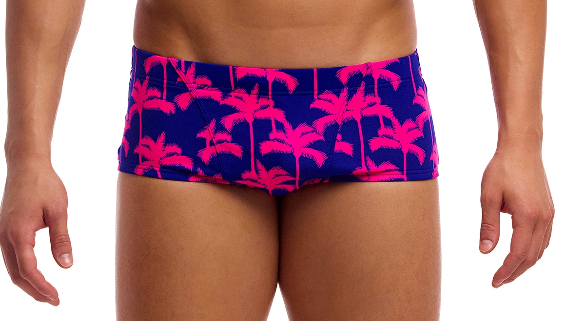 Plavky Funky Trunks Pinky Palms pánské nápoje L (UK36)