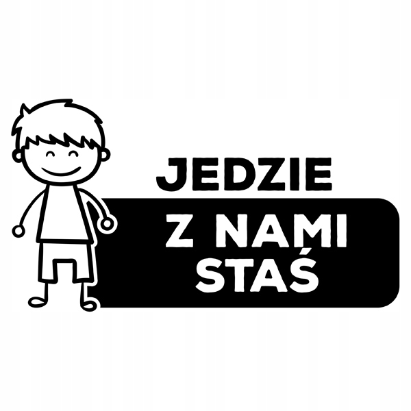 

C031 Naklejka Dziecko W Aucie bezpieczny samochód