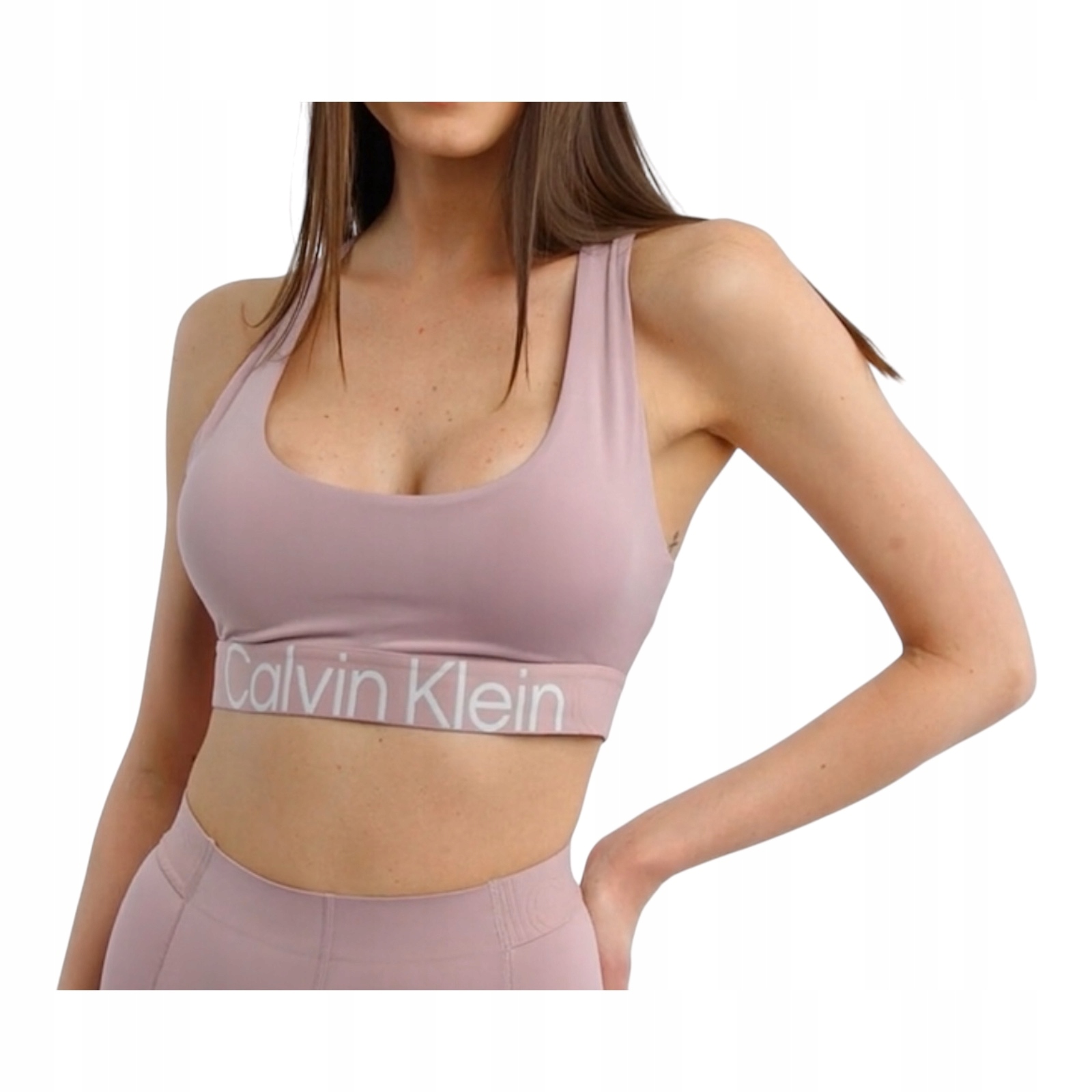 Sportovní podprsenka Calvin Klein Performance 00GWS3K115 Růžová, velikost Xs