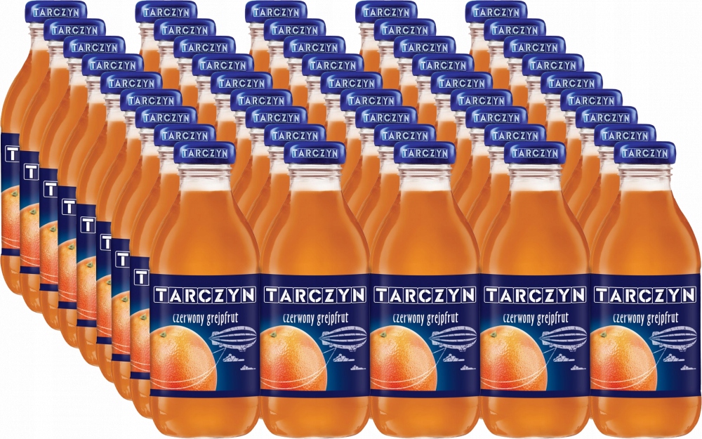 Tarczyn Butelka Czerwony Grejpfrut sok 100% 300ml x45