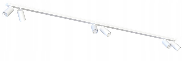 Stropná lampa luster reflektor spot Mono biela stropné svietidlo Led lampa lišta