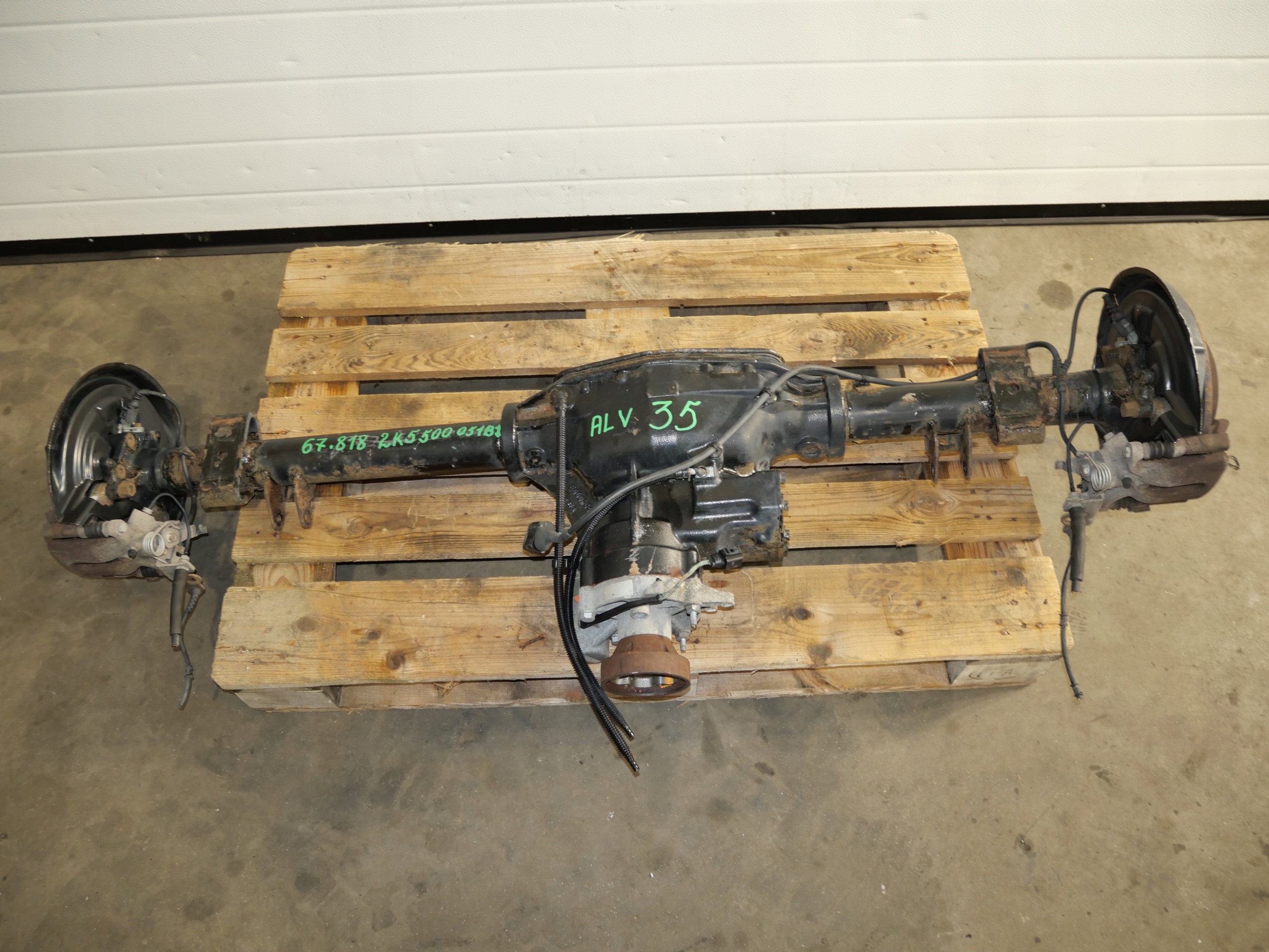 VW CADDY IV 2K differential diff rear part 2K5500051BD 4X4