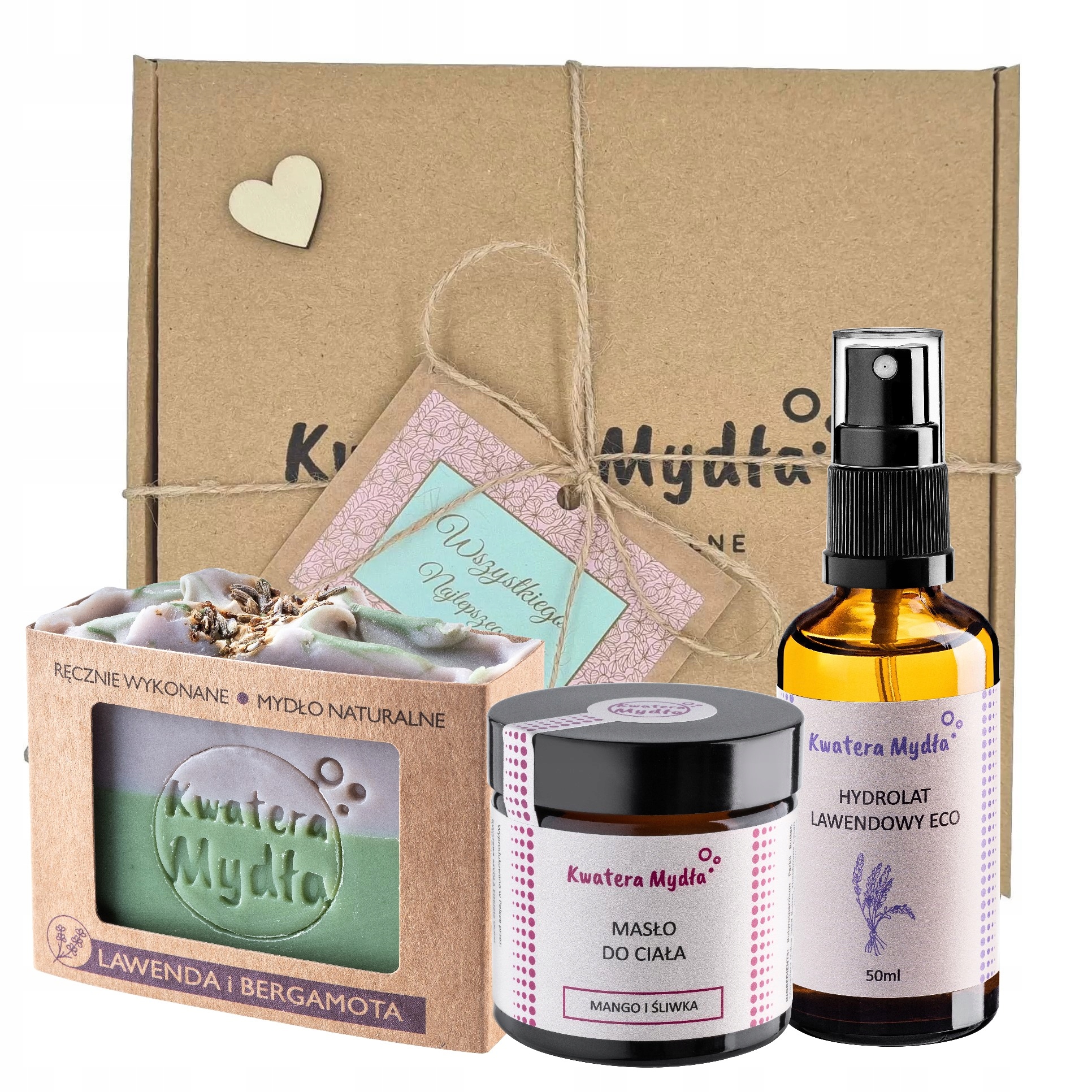 Zestaw Kosmetyków Naturalnych Do Ciała Mydło Masło Olejek Do Twarzy