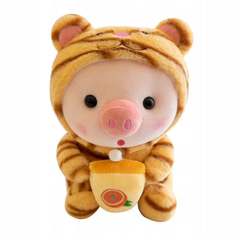 

Pomarańcz Maskotka Bubble Tea Świnka Pluszowa 25CM