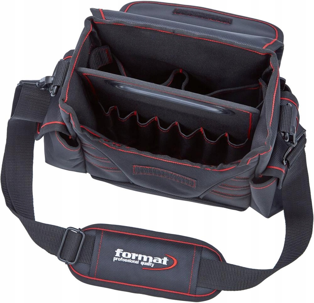 Torba narzędziowa do przewieszenia na ramię 200x300x100mm FORMAT Waga 1.64 kg
