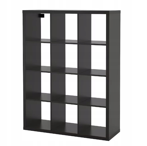 Regał Ikea 112 cm x 147 cm x 39 cm czarnobrąz