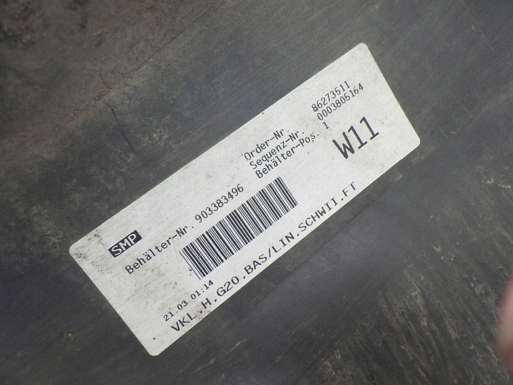 BMW 3 G20 sedan 19- bumper rear