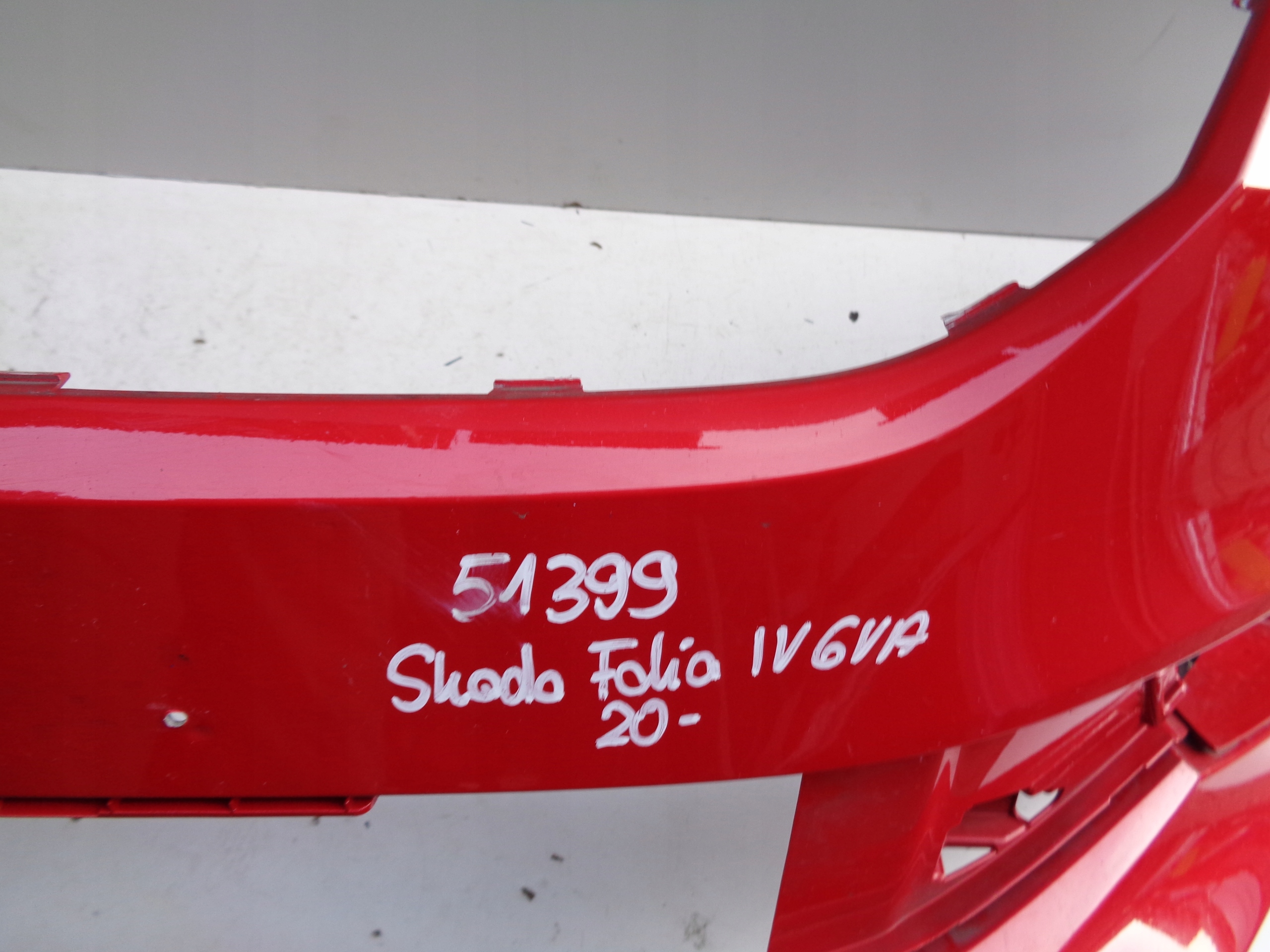 front bumper SKODA FABIA IV 4 6VA 21- NR 51399