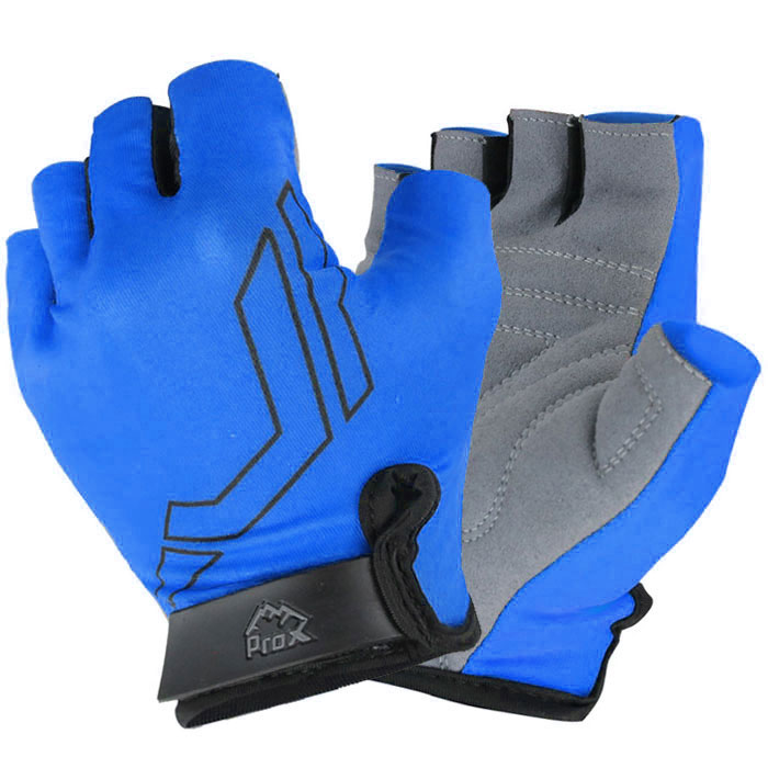 

Rękawiczki rowerowe krótkie ProX Basic blue XXL
