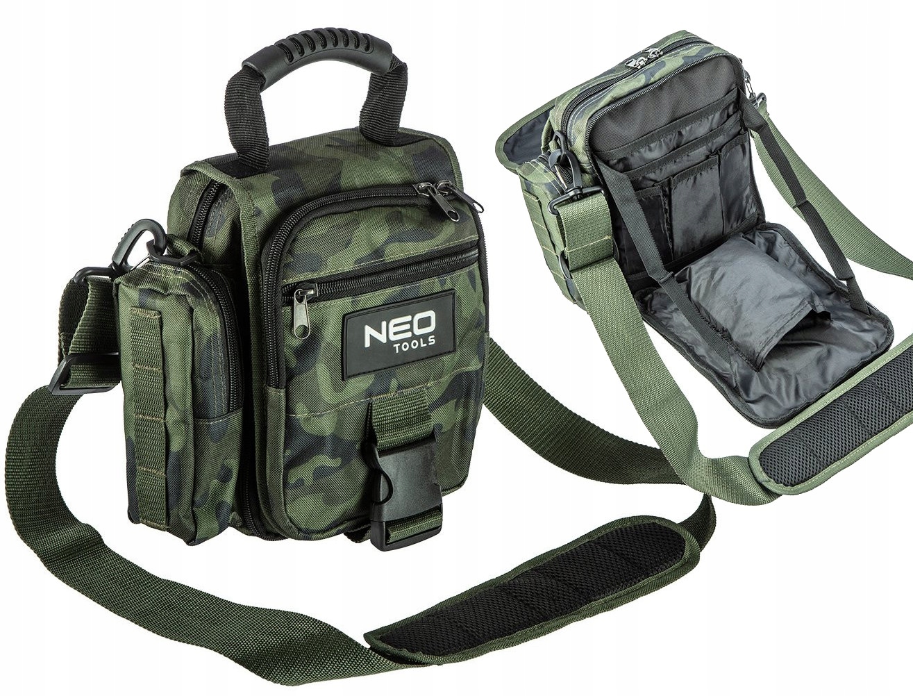 Montérská taška přes rameno malá Camo Maskáčový Neo
