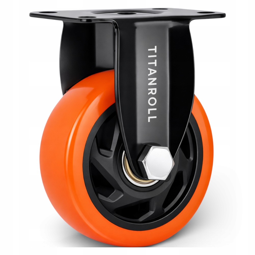 MOCNE KÓŁKO TRANSPORTOWE KOŁO PRZEMYSŁOWE STAŁE 50 mm 2'' Płytka