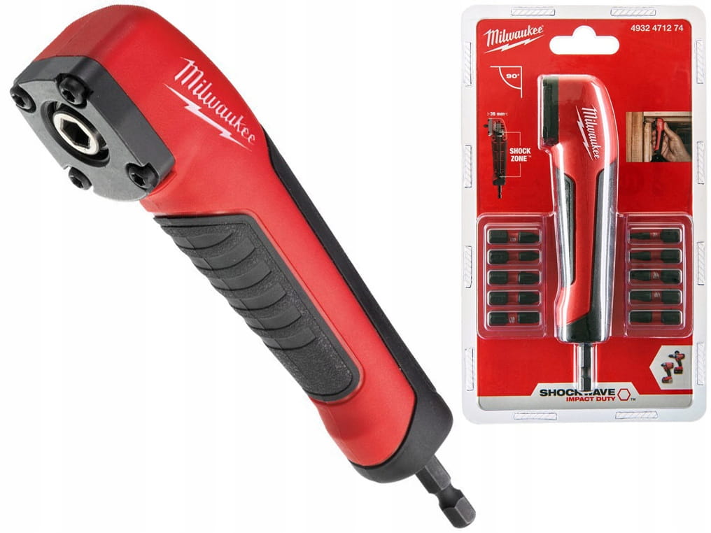 Milwaukee Udarowa nasadka kątowa 90 Shockwave Bity 4932471274 bity