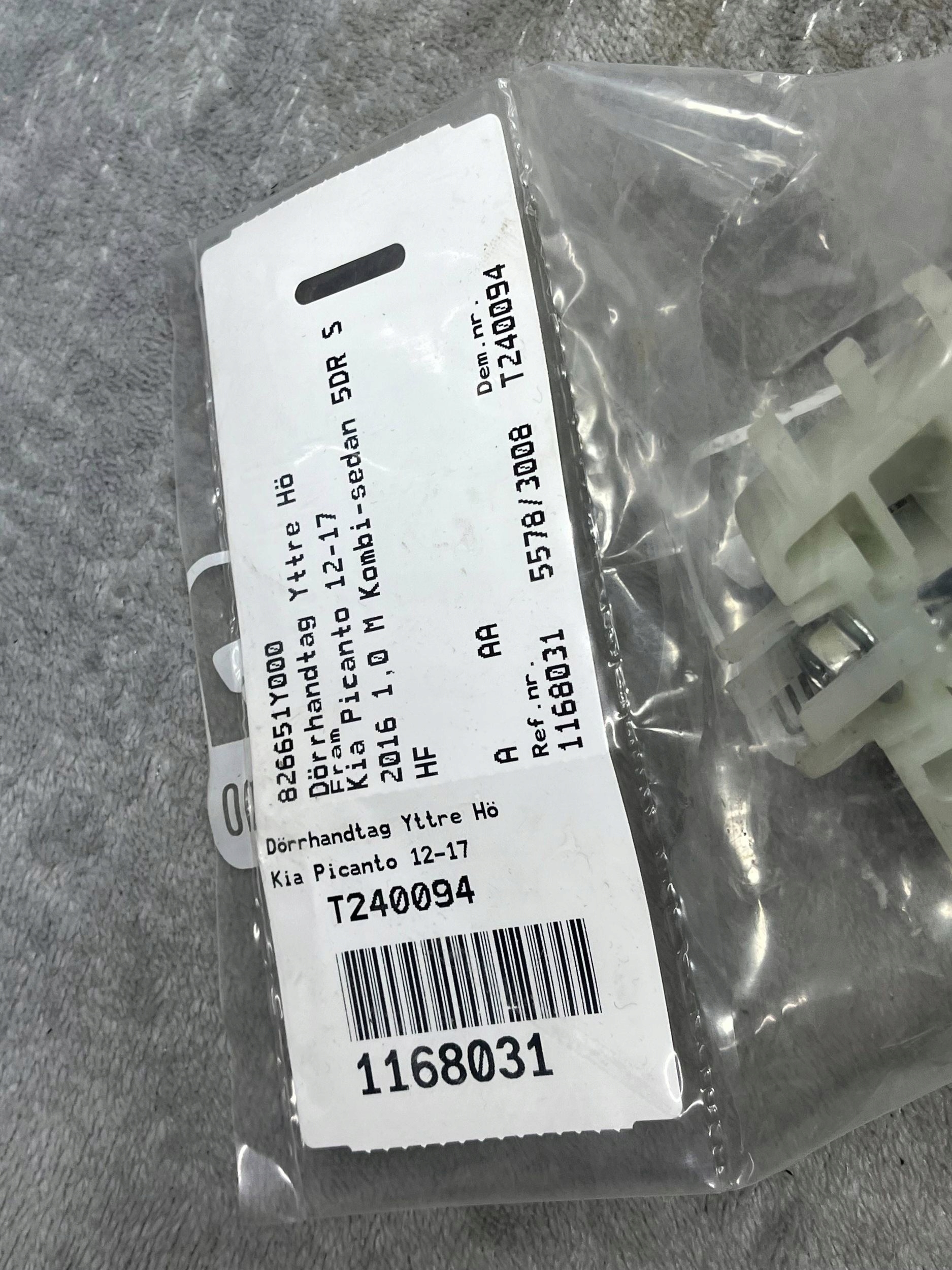 KIA PICANTO handle door left front 826551Y000 !J