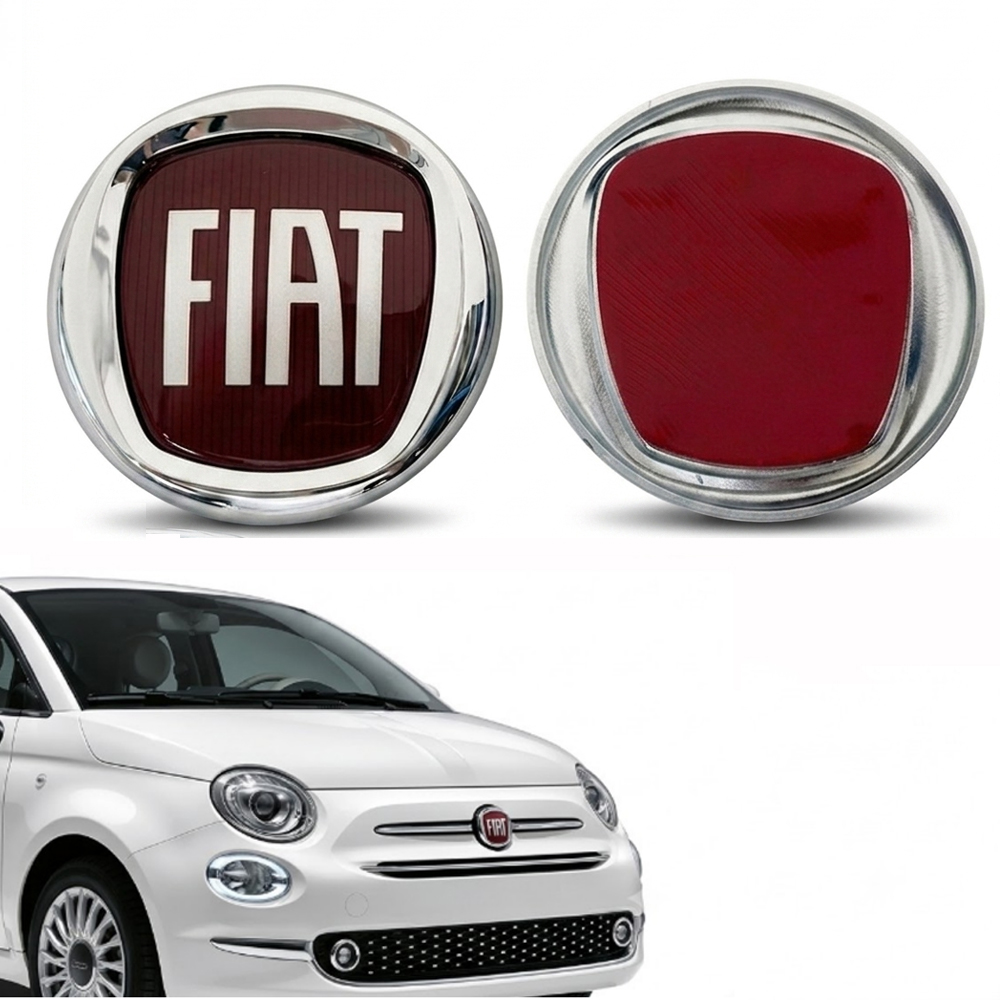 Emblemat Znaczek Fiat na Przód Tył 120mm Akcesoria Auto Zamiennik Logo