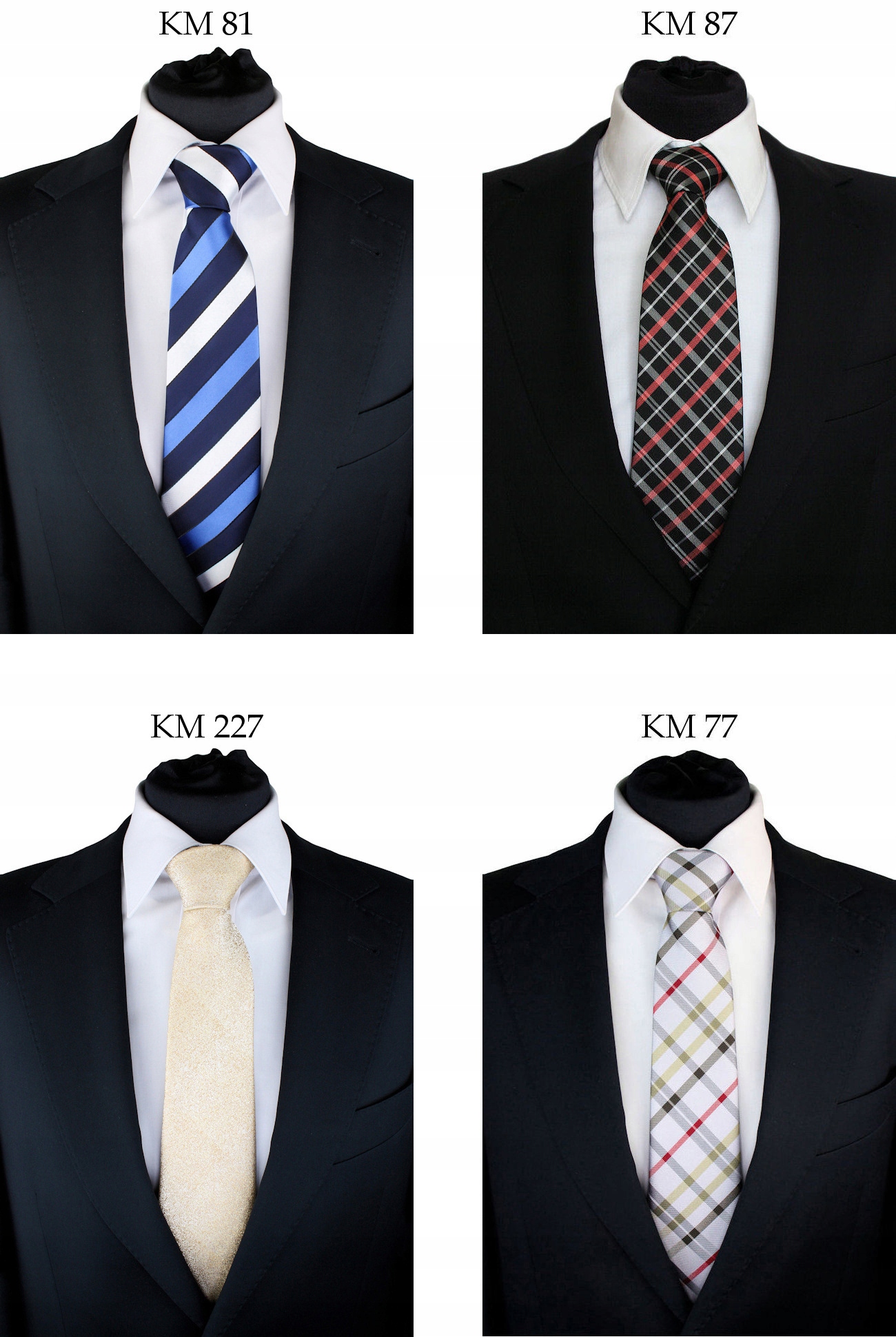 MĘSKI KRAWAT KLASYCZNY - WZORY DLA MĘŻCZYZNY Wzór dominujący mix wzorów
