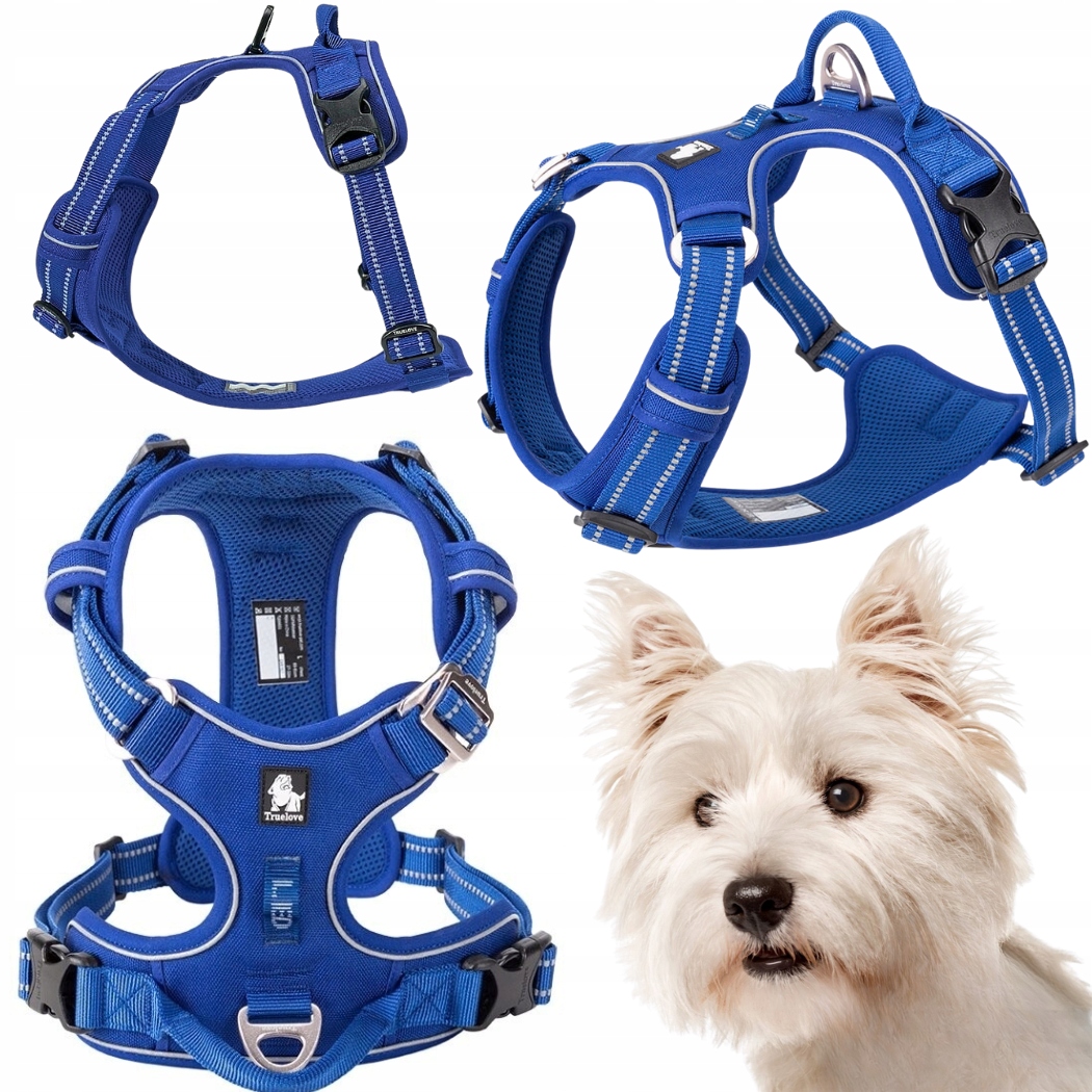 Levně Nastavitelné Postroje Pro Psa Truelove Front Line Premium, Silné, Tmavě Modré