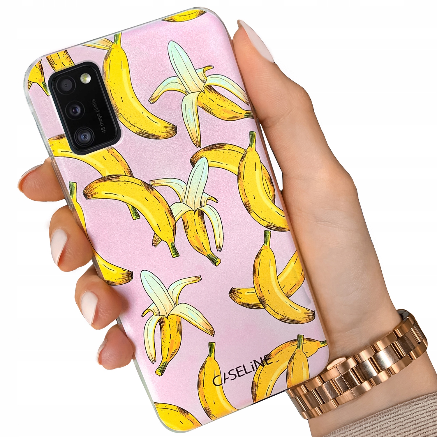 

Etui do Samsung A41 case silikon wzory + Szkło