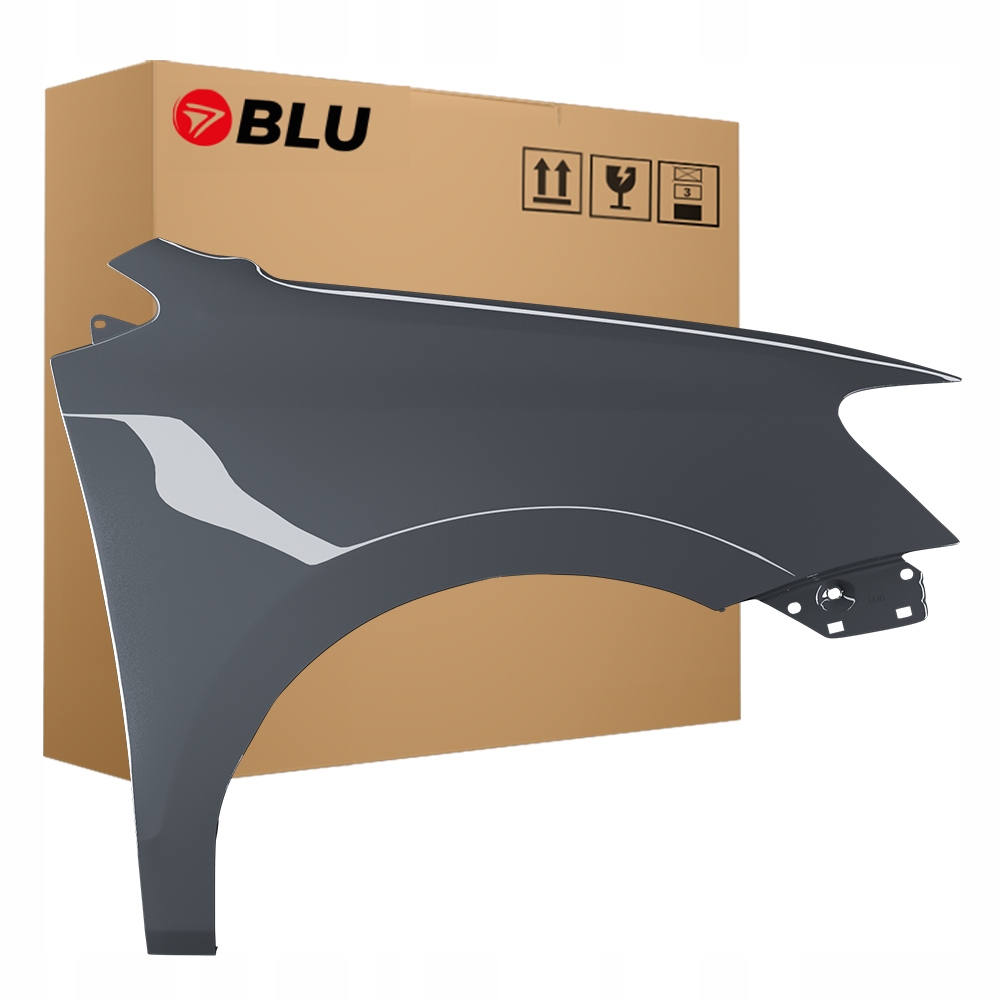 Blu Blatník Vw Polo 6R V 5 LI7F pravý šedý 09-17 přední pozink