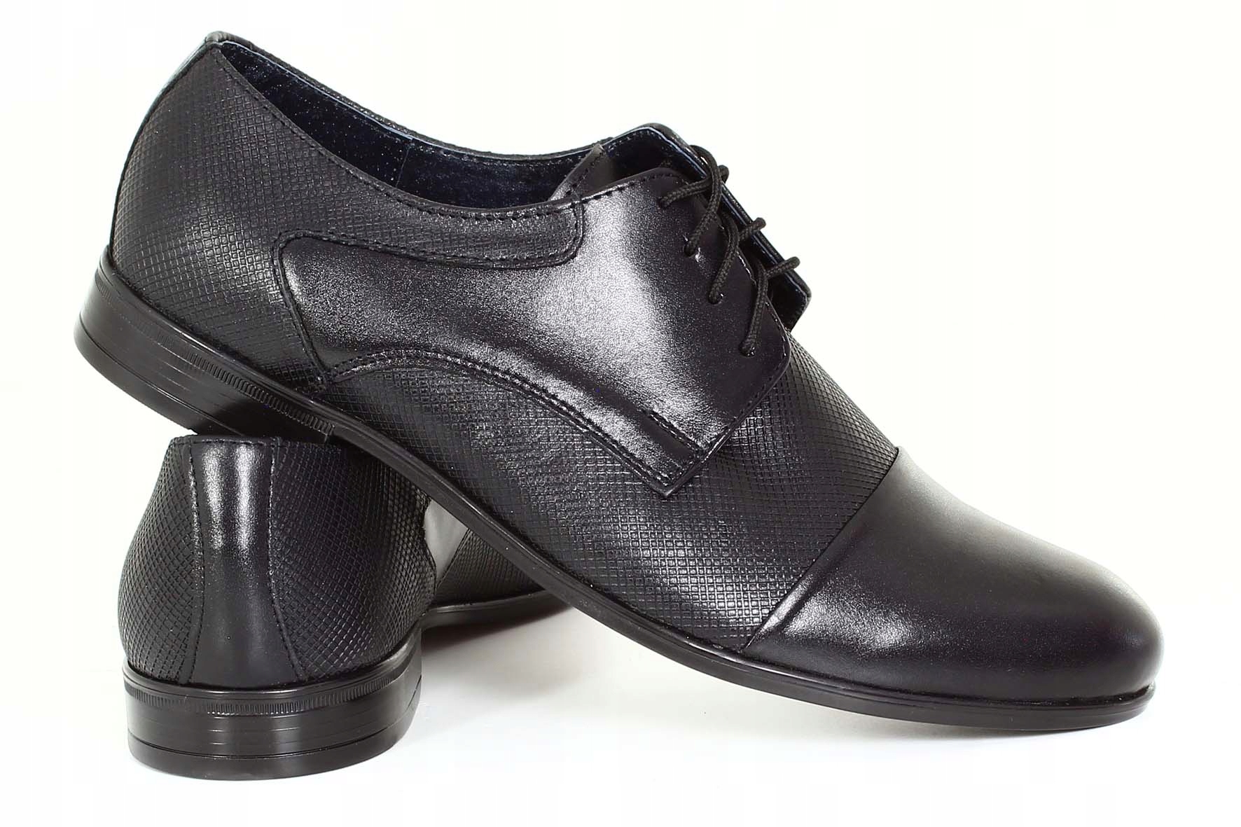 Polobotky na společenské boty Timo vzor 848/AN černá velikost 44