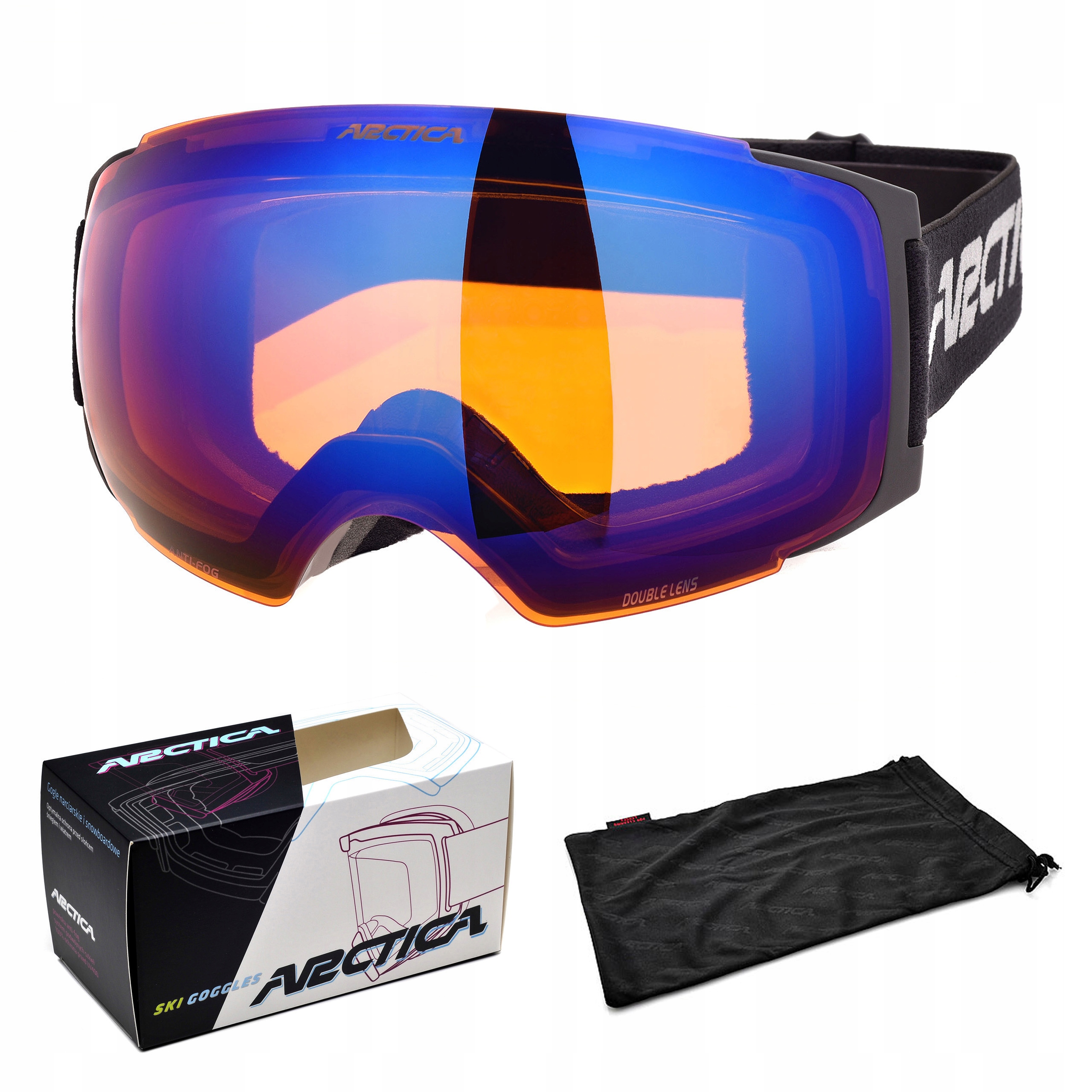 Lyžařské Brýle S Vyměnitelným Magnetickým Sklem Arctica G-105D