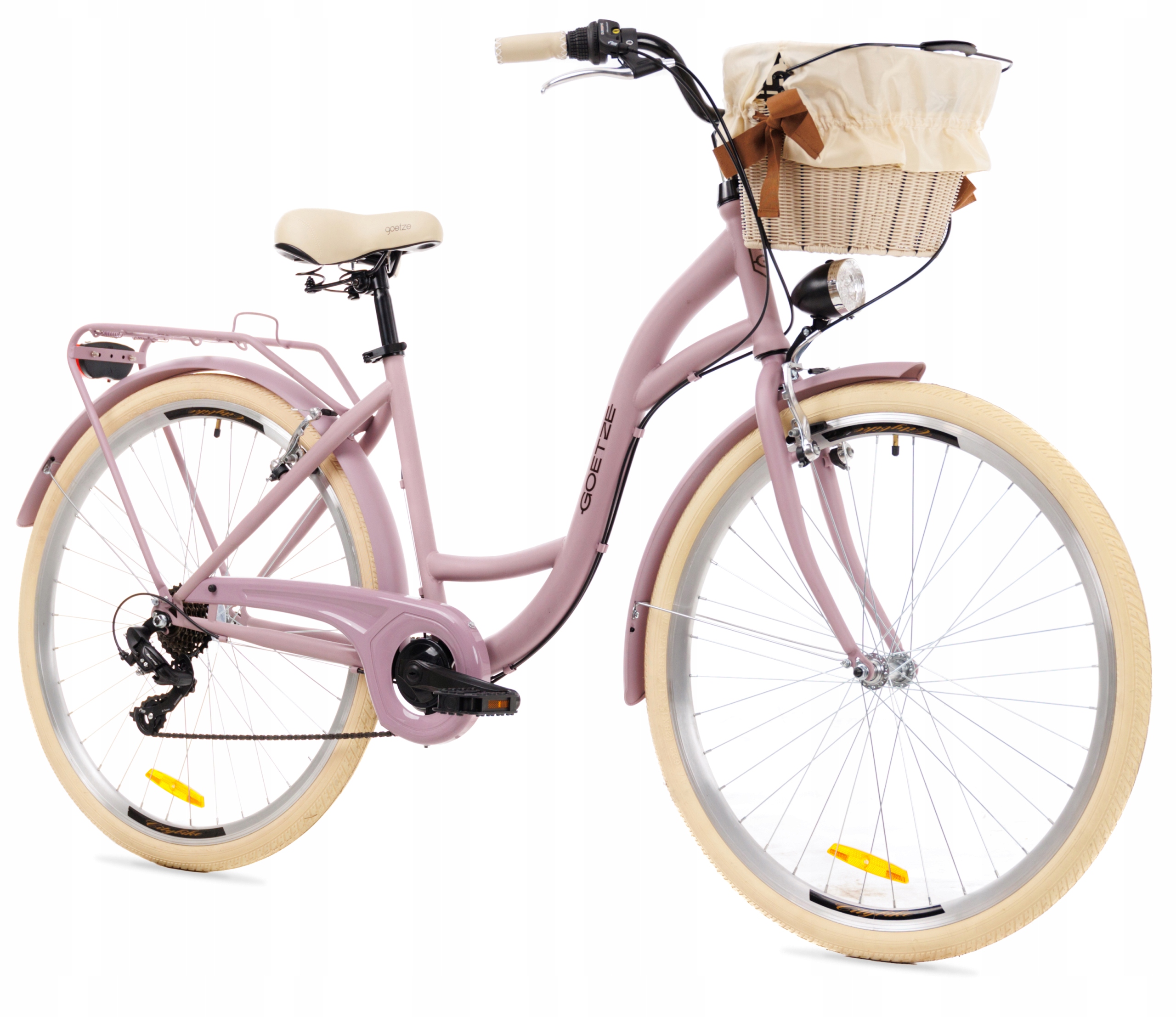 Rower miejski GOETZE Mood 28 lekki Shimano kosz