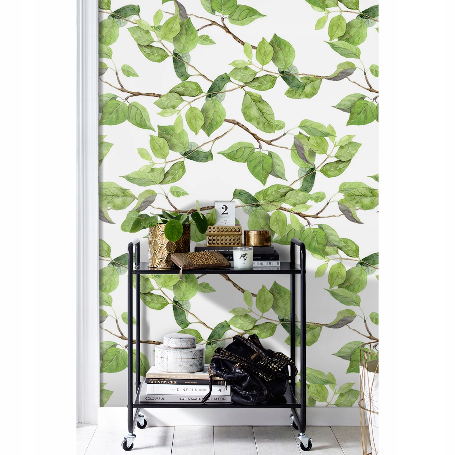 

Flizelinowa tapeta Wiosenne liście 104x70 + klej