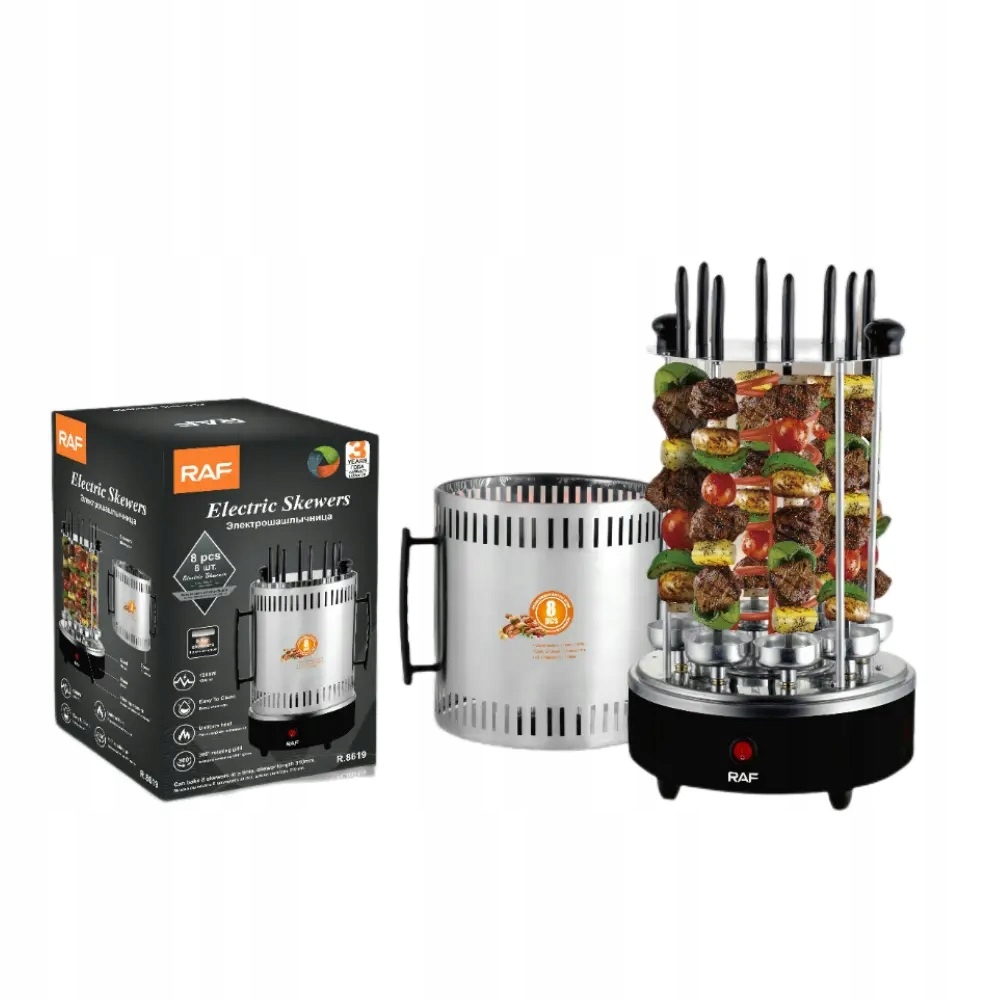 

Grill Elektryczny Pionowy Kebab Szaszłyk Opiekacz