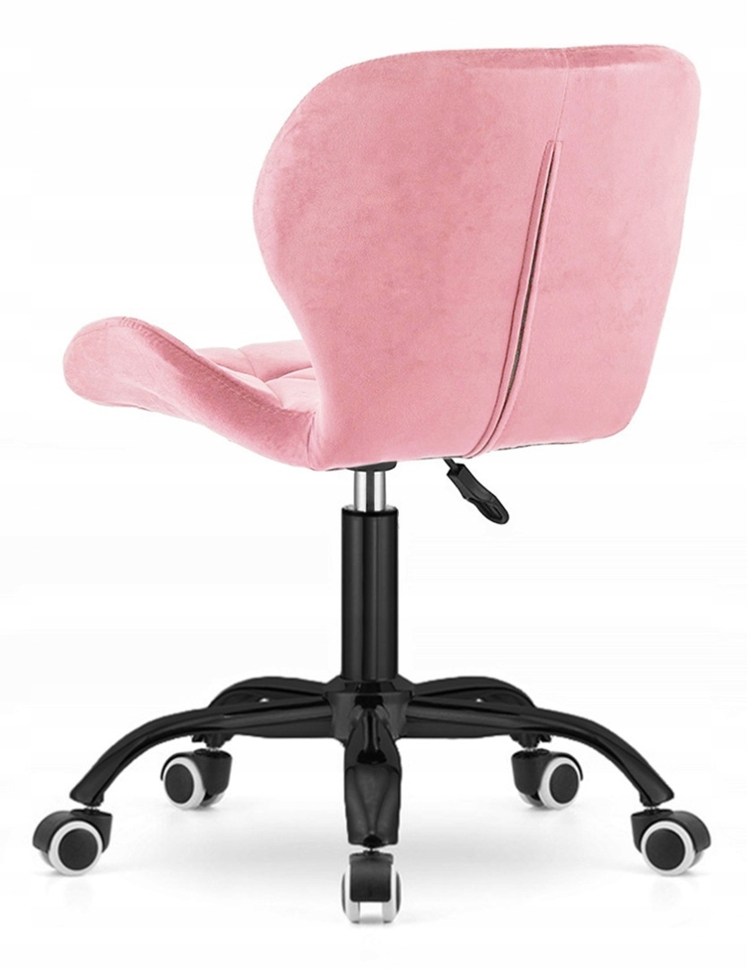 Офісний стіл поворотне крісло регульоване оксамит VASTO OFFICE рожевий бренд Лугано