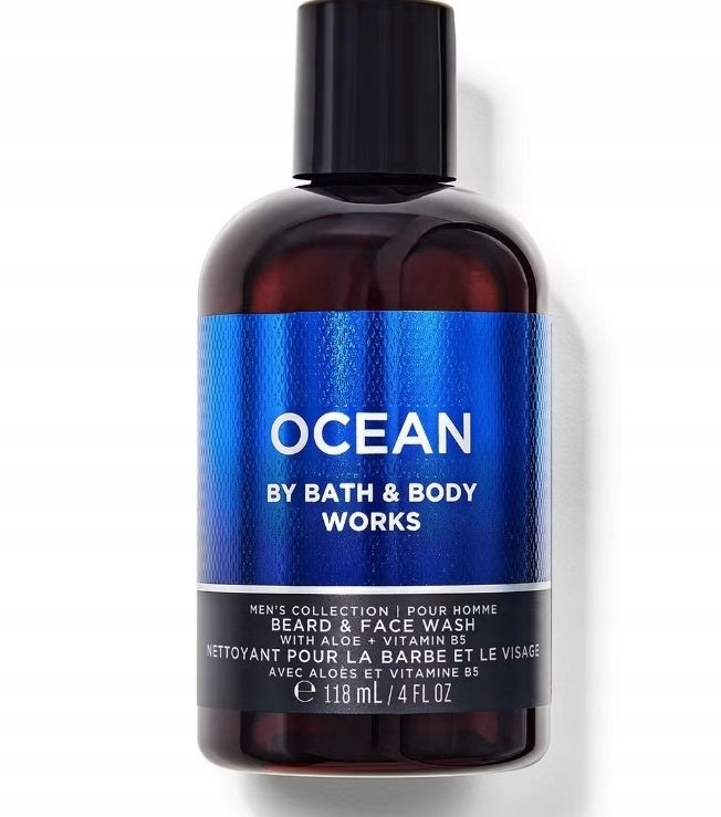 Bath & Body Works Ocean Gel na mytí obličeje a vousů s aloe vera a vitamínem B5