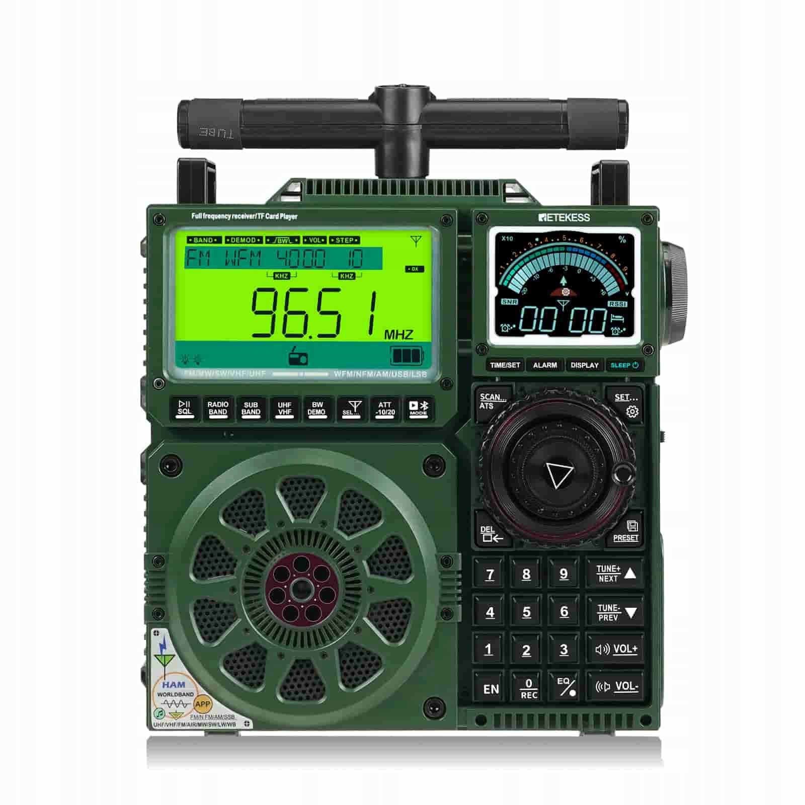 Retekess TR113 Full Band Radio,Air Ssb, Radio Cyfrowe,Pilot z Aplikacji
