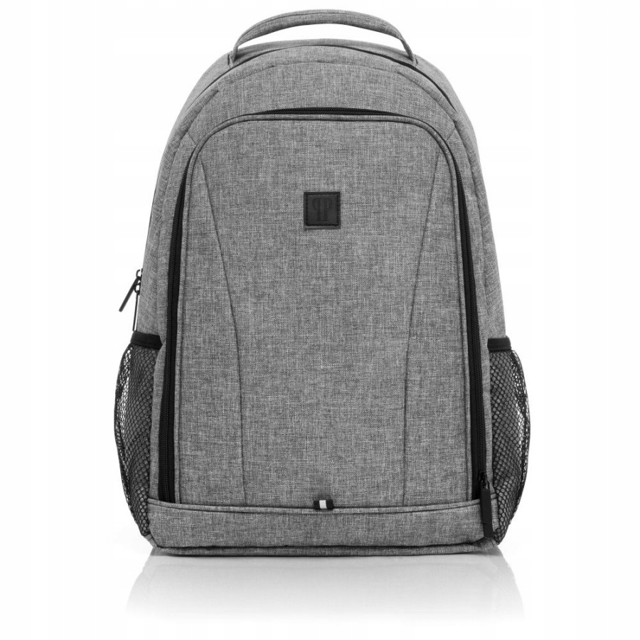 

Szary Plecak Szkolny Miejski Plecak na Laptop A4