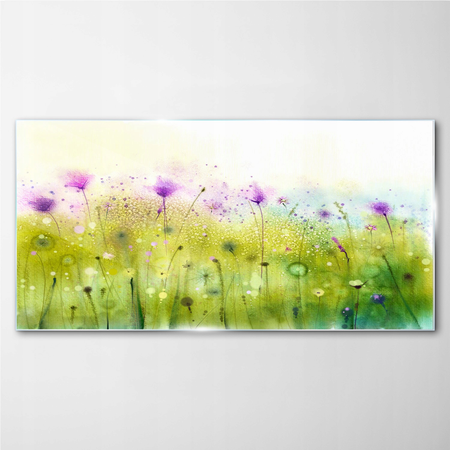 

Obraz z nadrukiem szklany Kwiaty roślin 140x70 cm