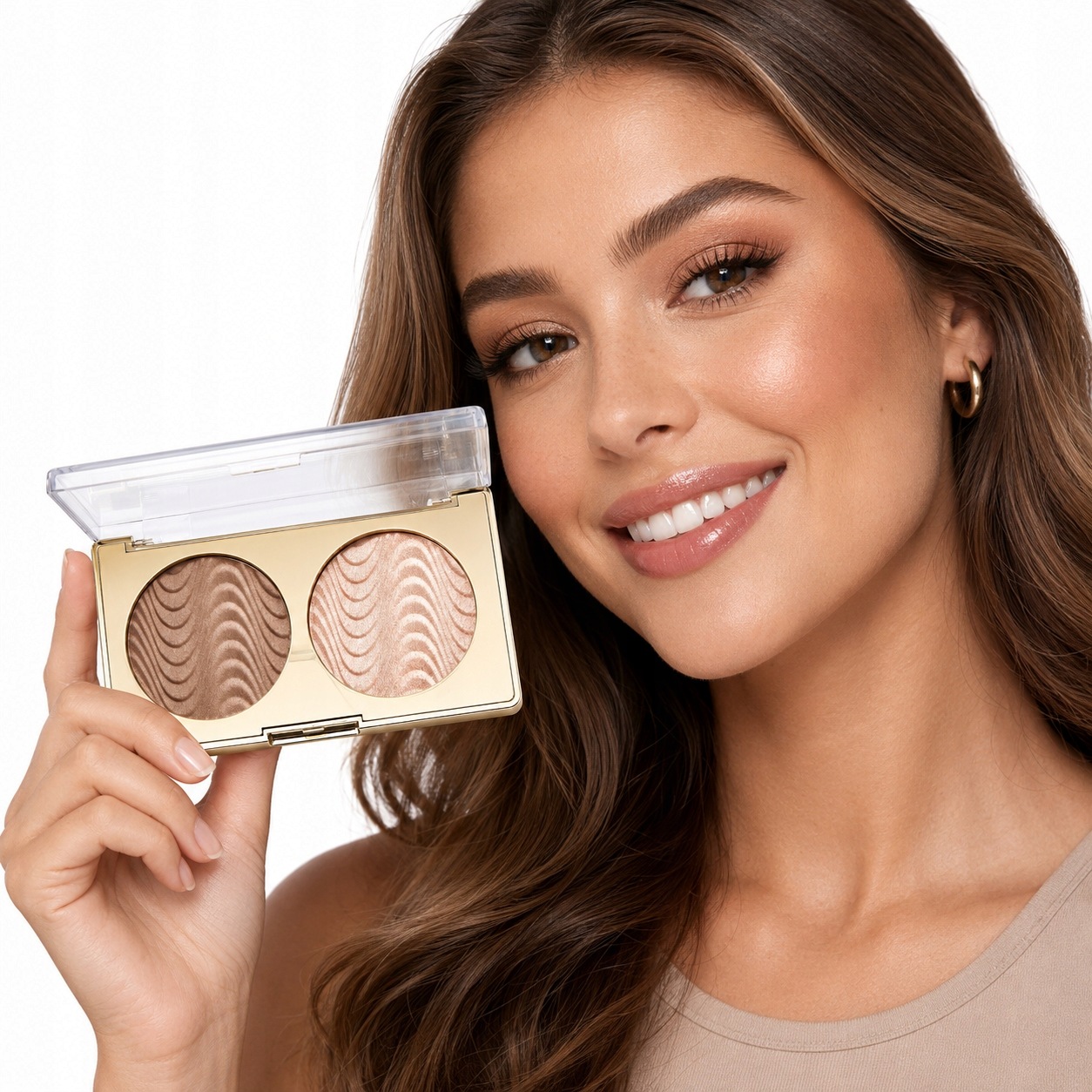 Revolution Pro Sculpt & Glow Paletka Na Konturování Obličeje Máslová Veganská