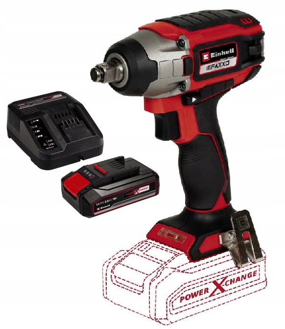 Einhell Úderový Klíč Impaxxo 18/230 4510080 Sada Akumulátor 2,5AH